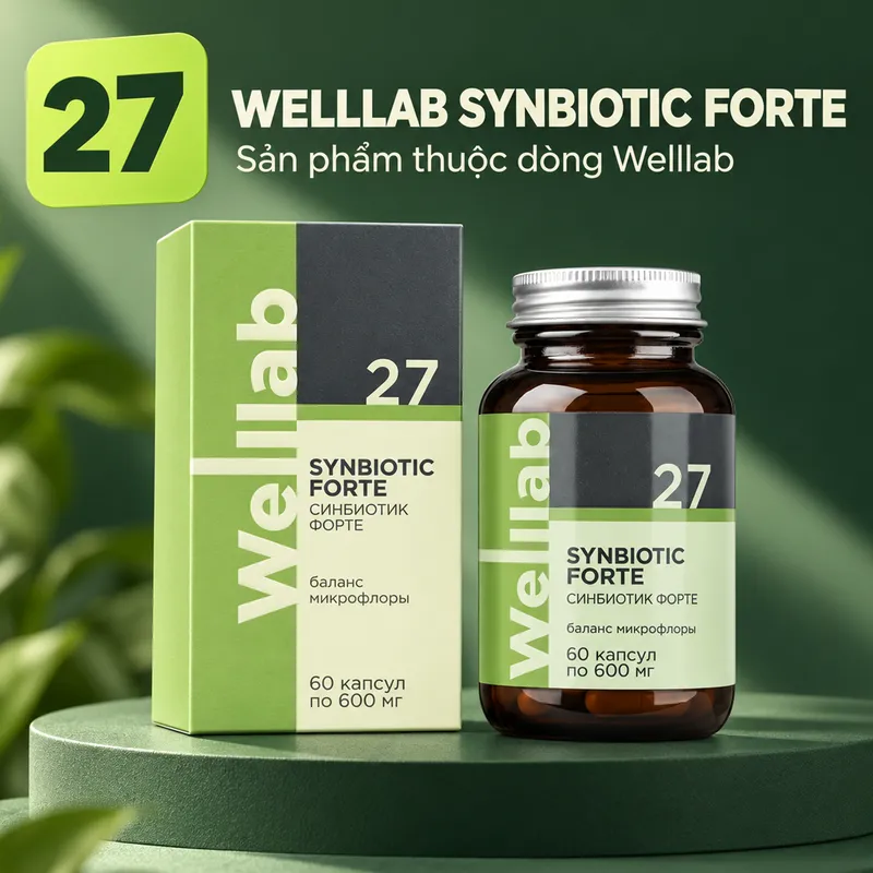 Với men vi sinh và prebiotic